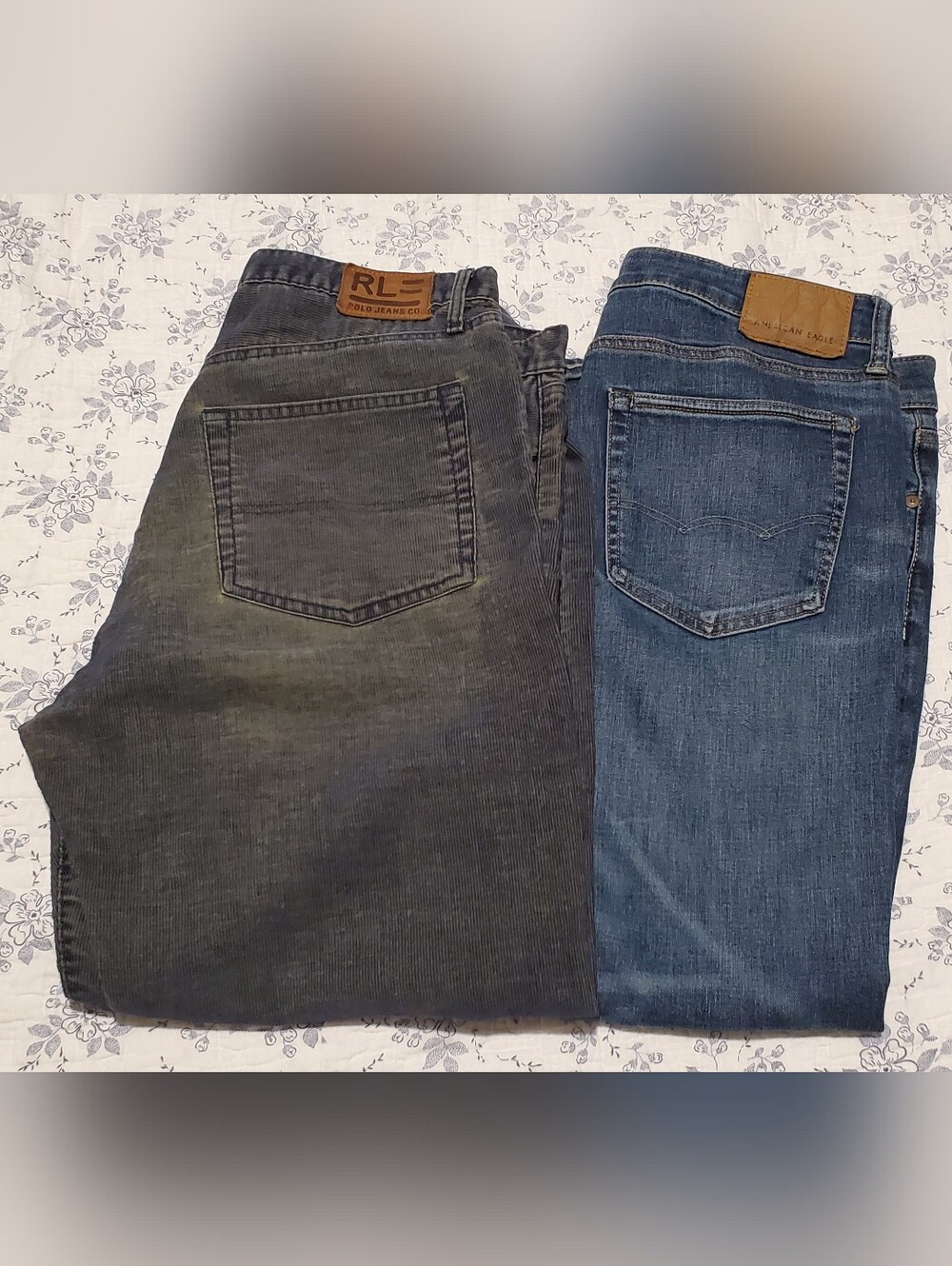 2 PAIR MENS JEANS, POLO, AMERICAN EAGLE..2 FOR 1